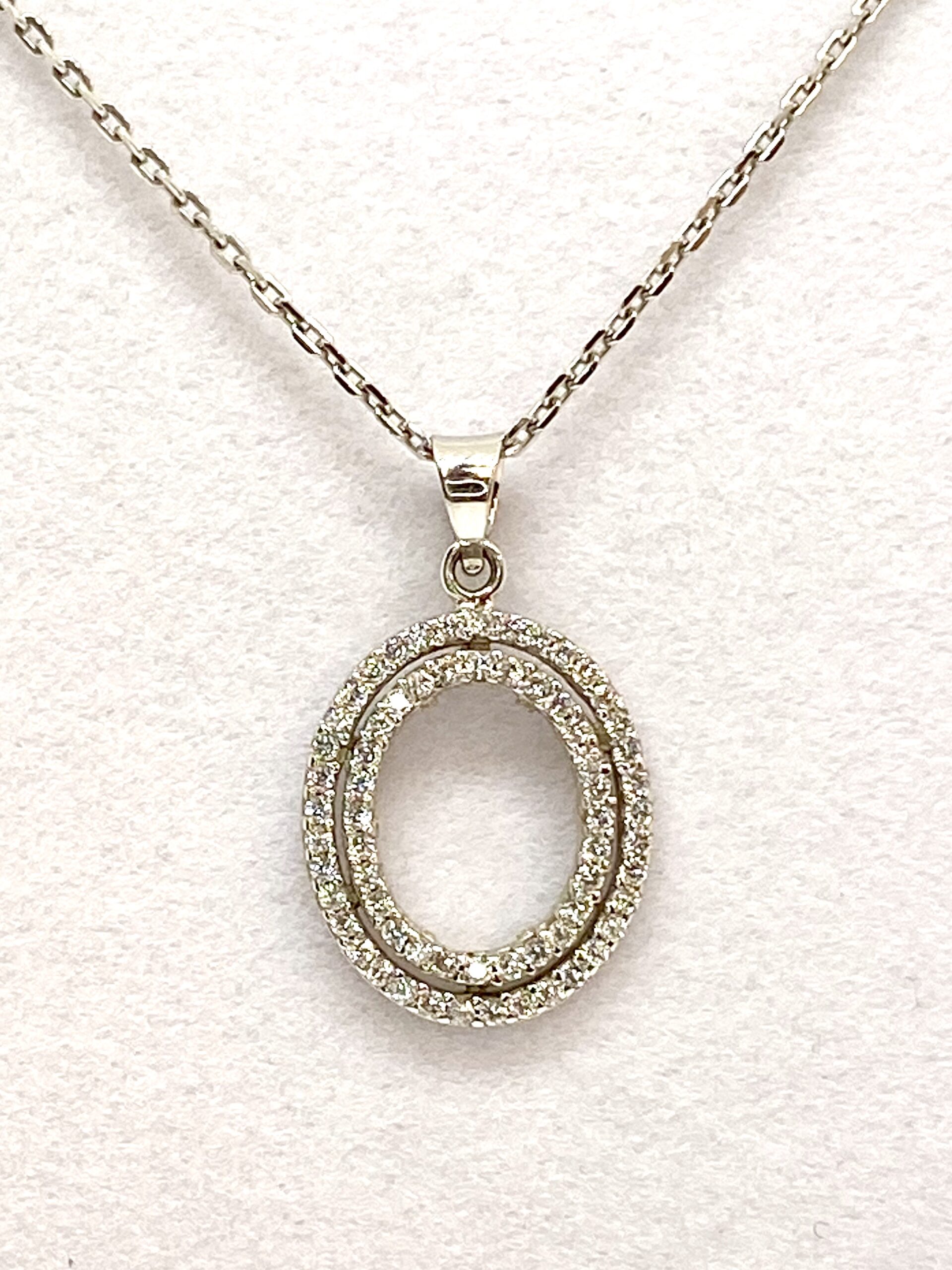 Cubic Oval Pendant - By Design Jewellers Killarney Mall