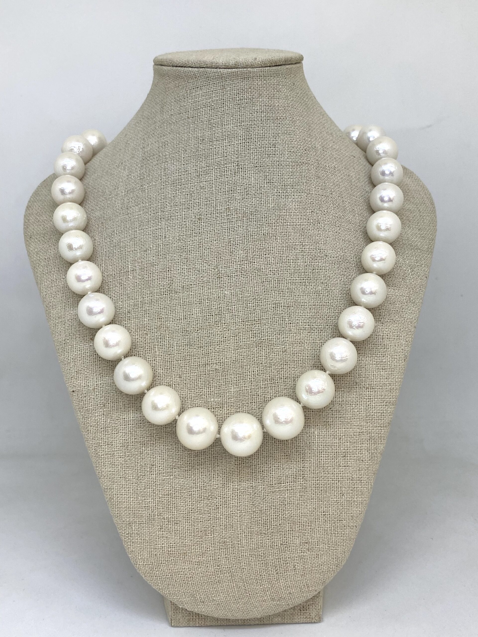 Large Graduated Pearl Necklace. - By Design Jewellers Killarney Mall