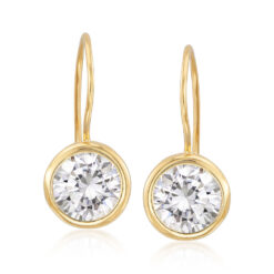 Gold Cubic Zirconia Earrings