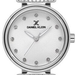 Daniel Klein Premium Ladies Silver Crystal Watch DK.1.13958-1