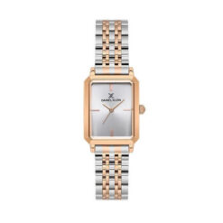 Daniel Klein Premium Two-Tone Rectangular Watch DK.1.13785-5