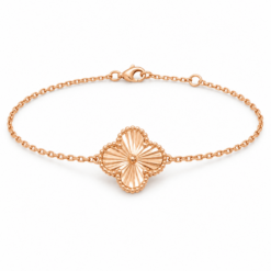 Van Cleef Inspired Rose Gold Plated Bracelet