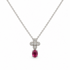 Ruby & Diamond Pendant
