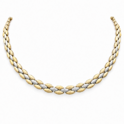 9ct Yellow & White Gold Necklace