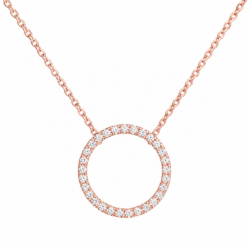 Rose Gold Cubic Circle of life