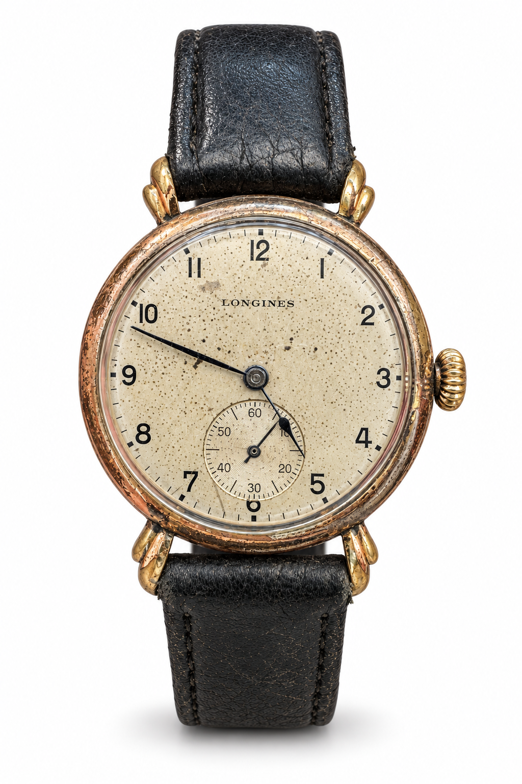 Antique Longines Mechanical Trench-Style Wristwatch