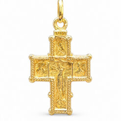 9ct Yellow Gold Greek Style Cross
