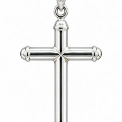 9ct White Gold Cross Pendant