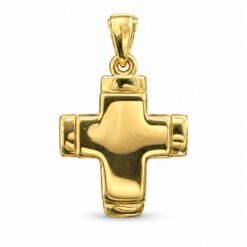 9ct Yellow Gold Gents Cross