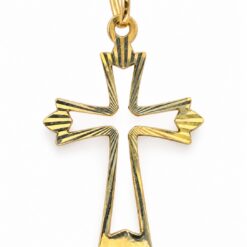 9ct Yellow Gold Cross Pendant