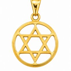 9ct Yellow Gold Star of David